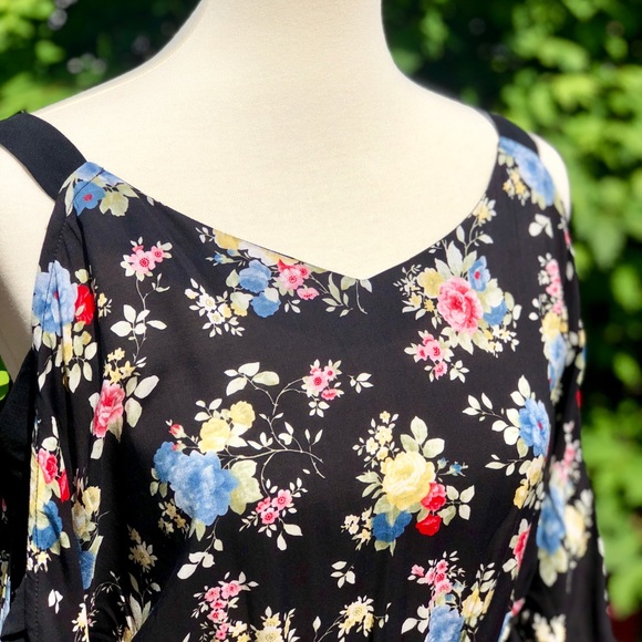 NWT Ark & Co Floral Summer Dress Sz M - Picture 2 of 4